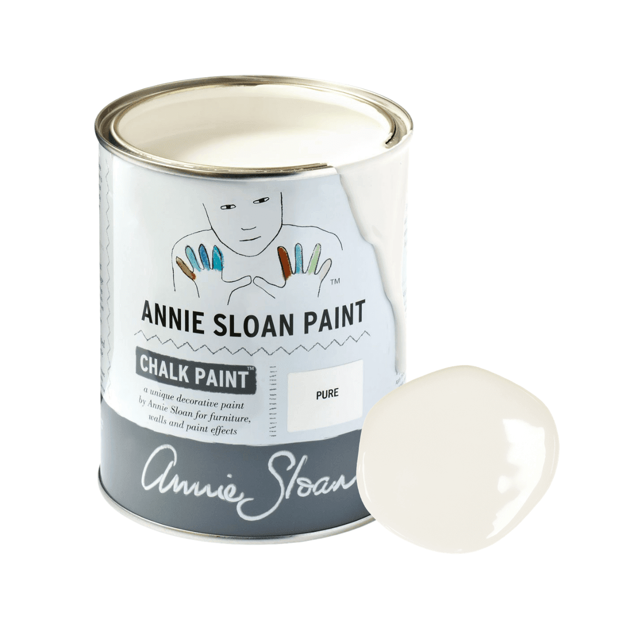 Pure White Chalk Paint krétafesték Annie Sloan