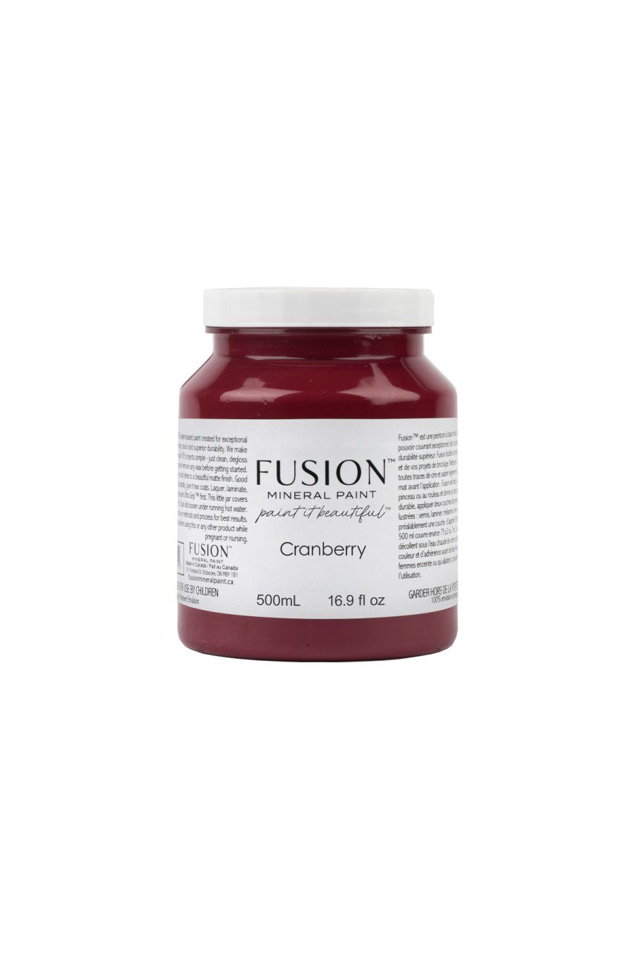 CRANBERRY fusion mineral paint akril bútorfesték 500 ml