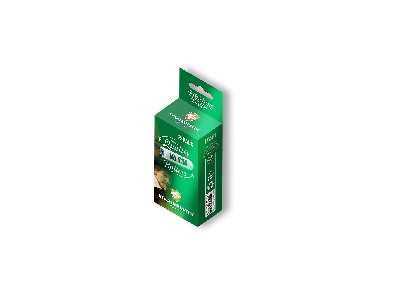 Staalmeester mini mikroszálas festőhenger 10 cm - 2 db-os utántöltő