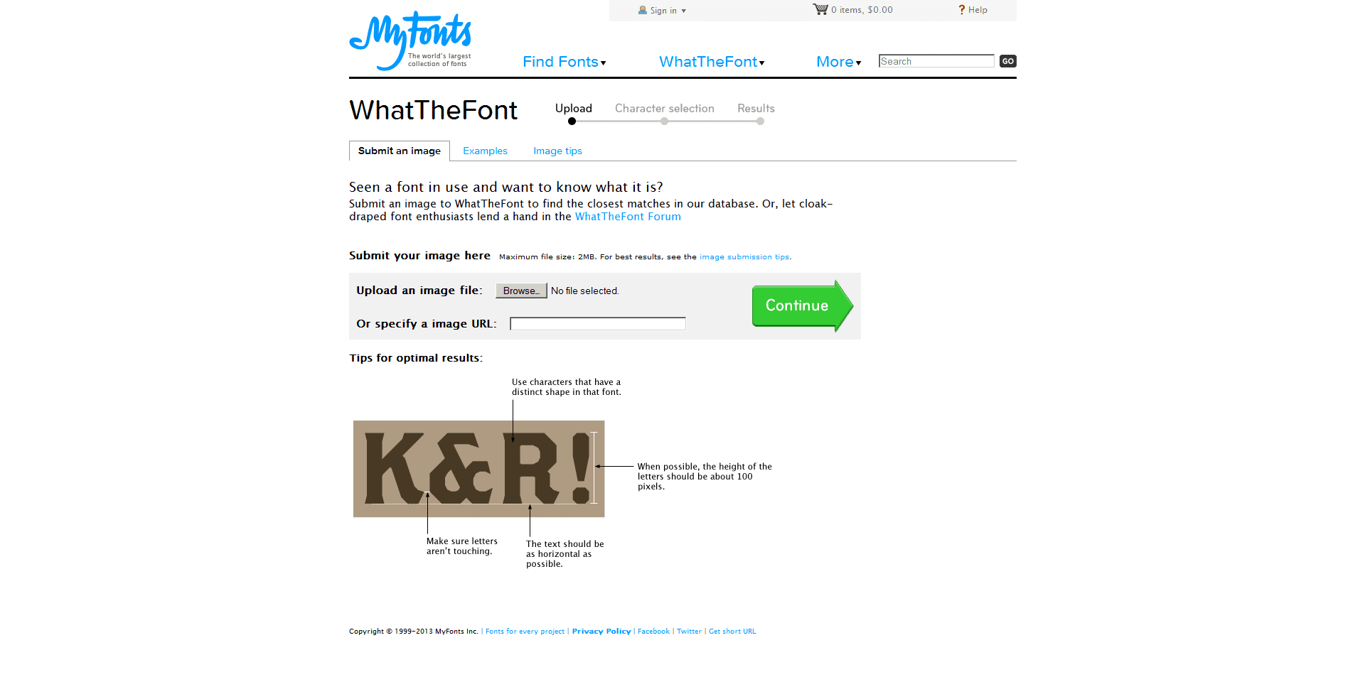 what the font program