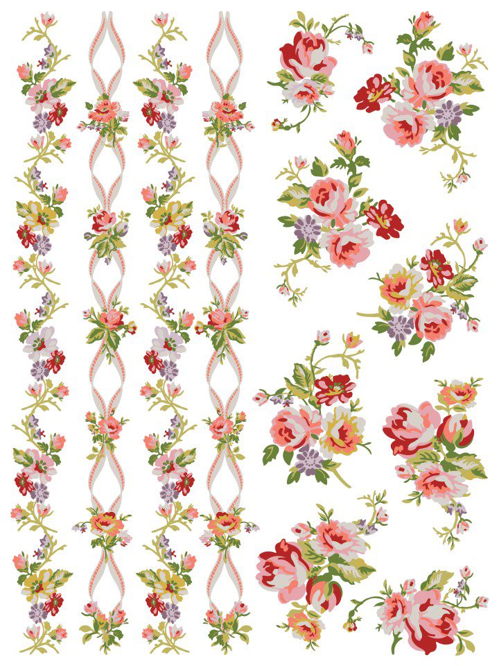 Ditsy Bloom IOD Paint Inlay oldal 7