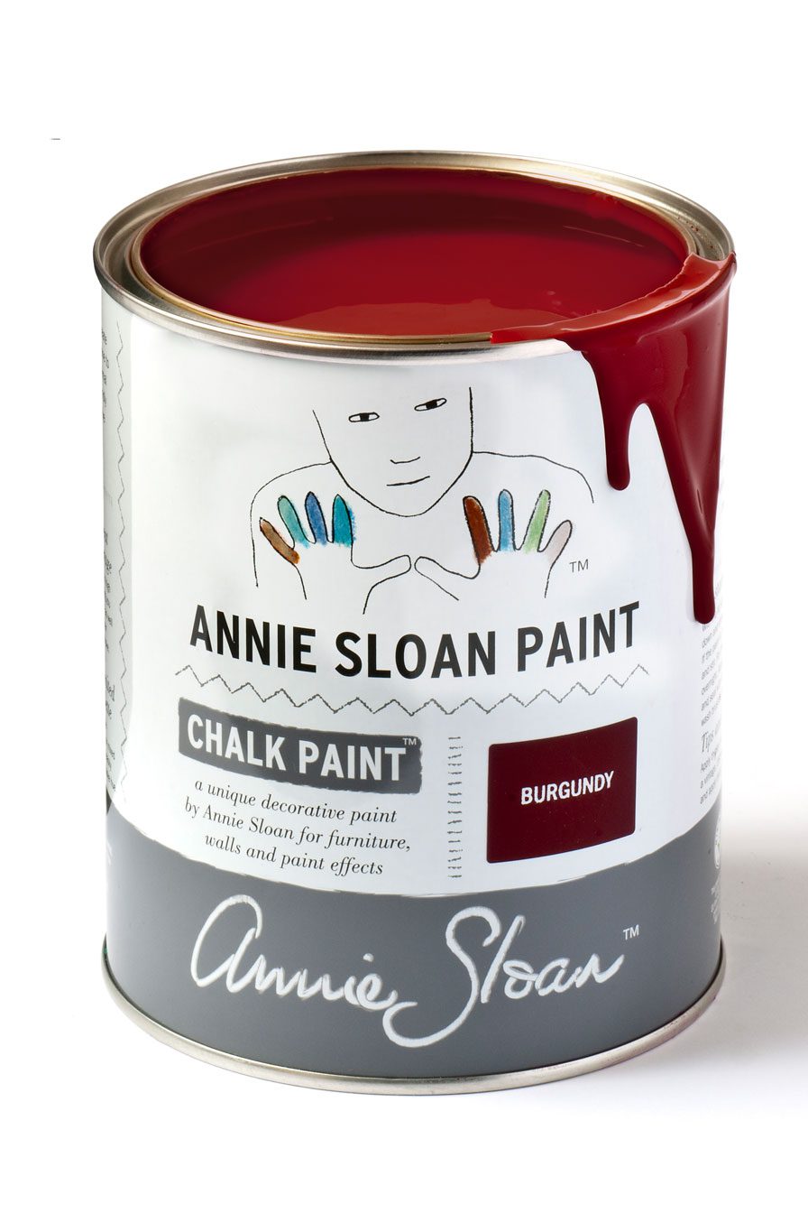 Burgundy Chalk Paint krétafesték Annie Sloan