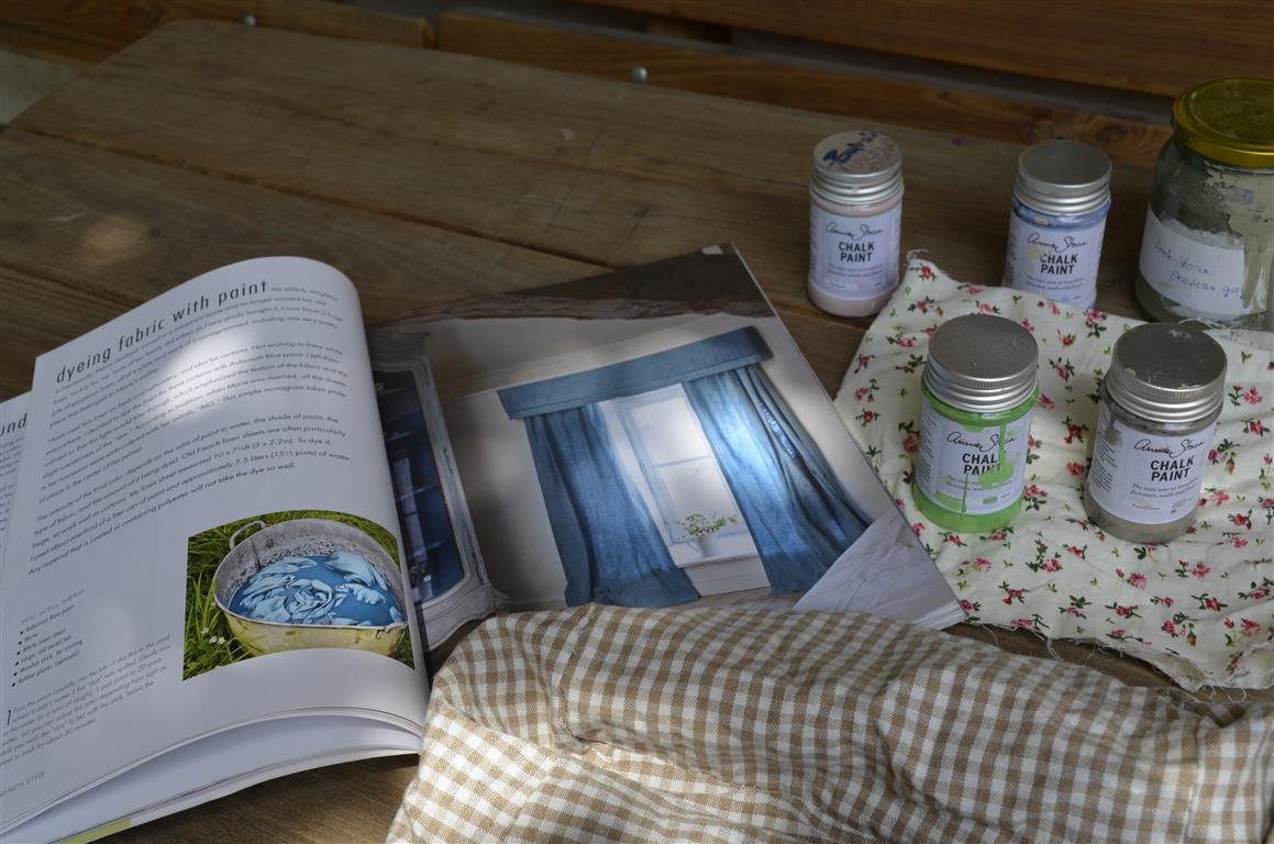 textilfestés Chalk Paint festékkel