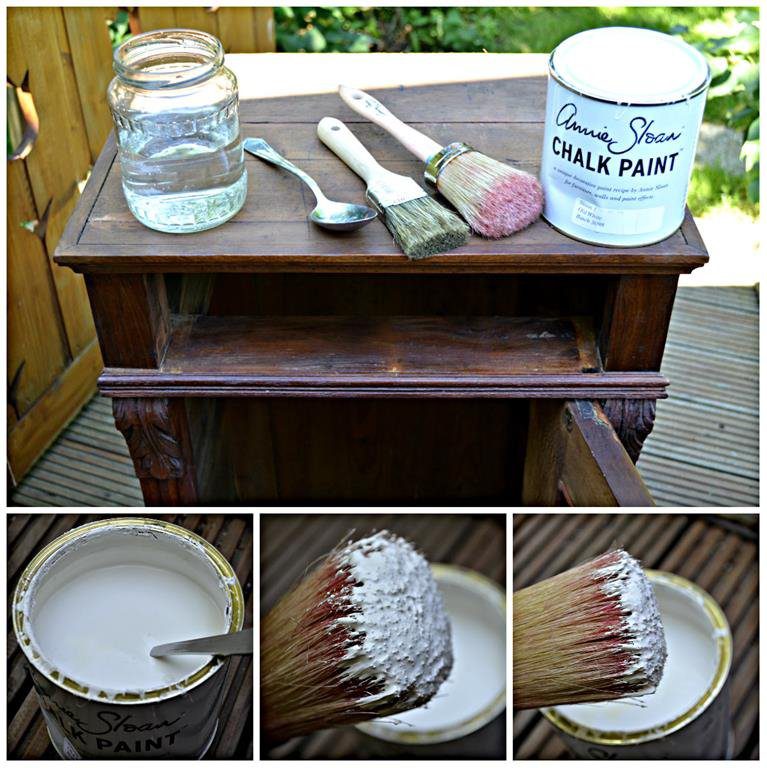 Annie Sloan chalk paint old white