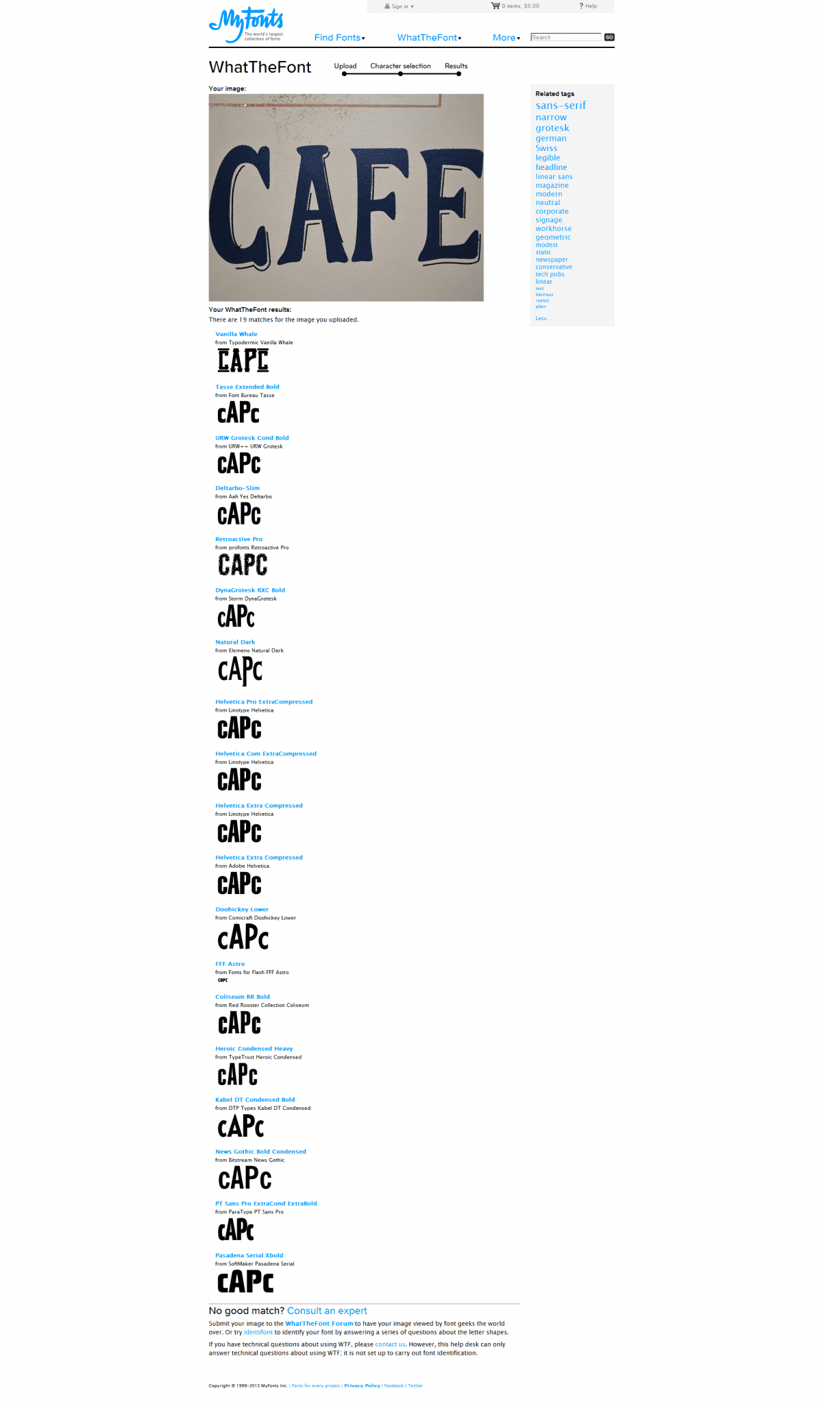 what the font program