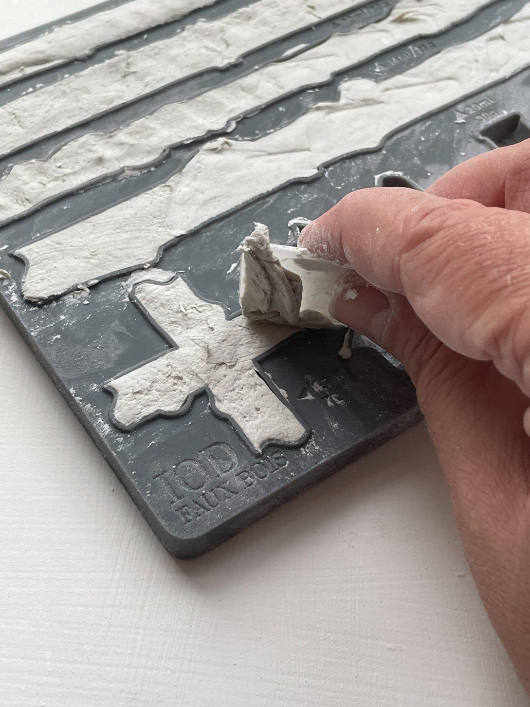 Faux Bois IOD Mould in the making