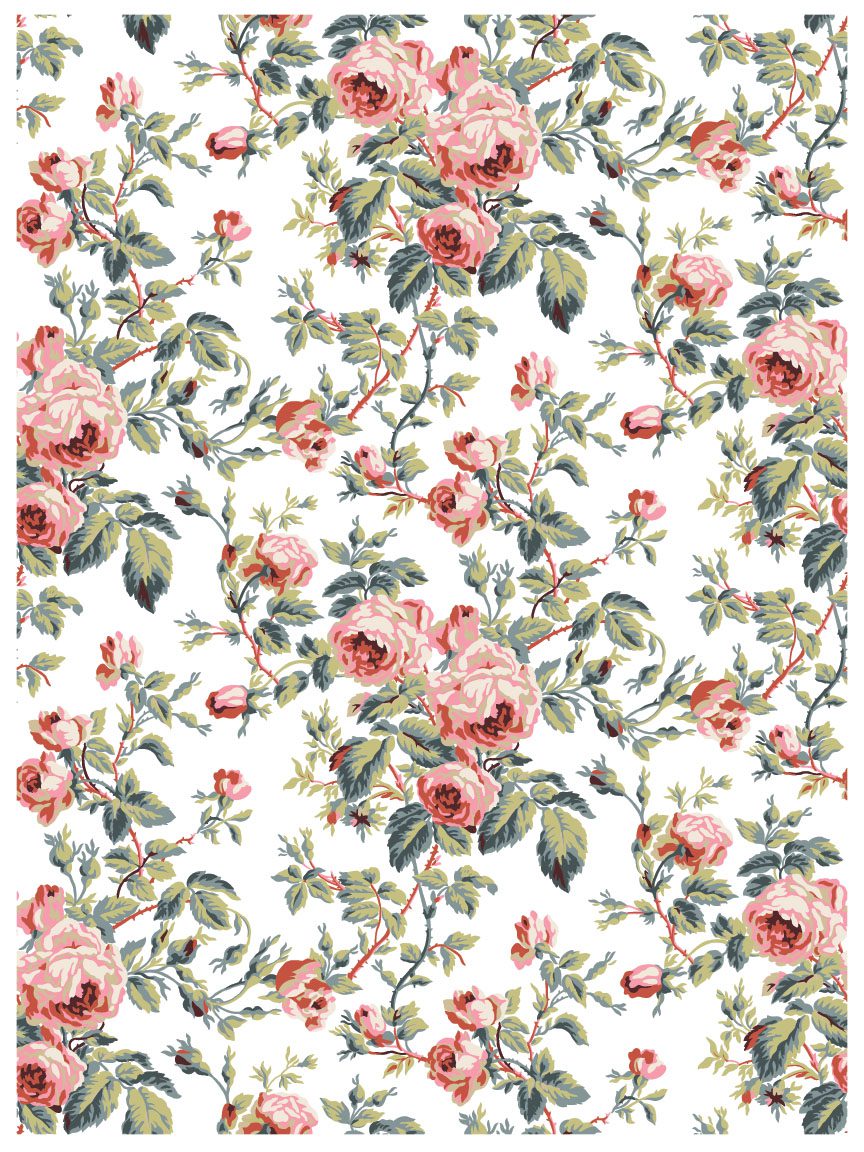 Lattice Rose IOD Paint Inlay sheet 5 6