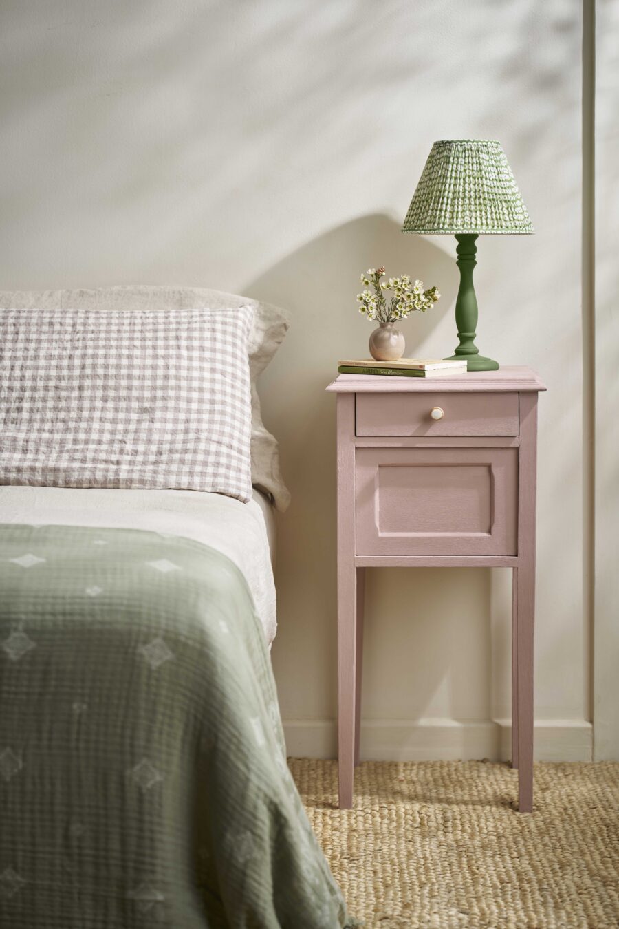 Jaipur Pink chalk paint kretafestek annie sloan Capability lampaval