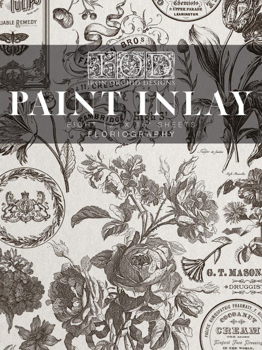 Floriography Paint Inlay