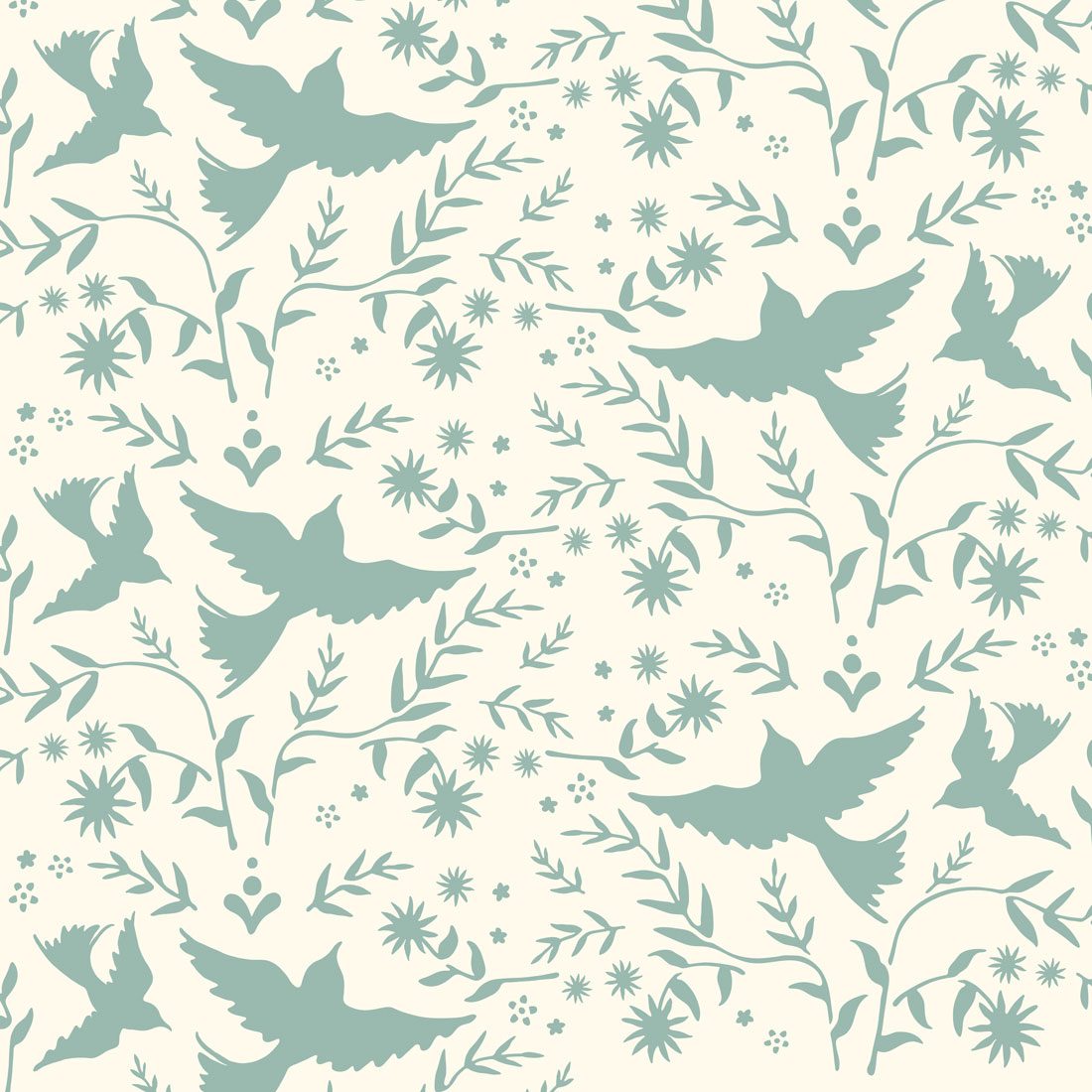 Mexican Birds Annie Sloan Stencil