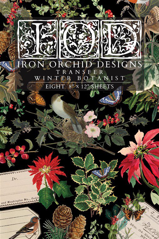 Winter Botanist dekor transzfer
