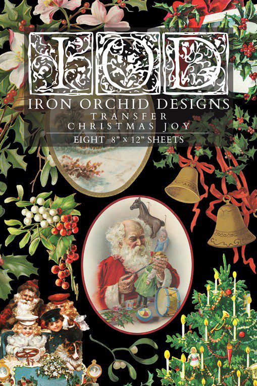Christmas Joy dekor transzfer