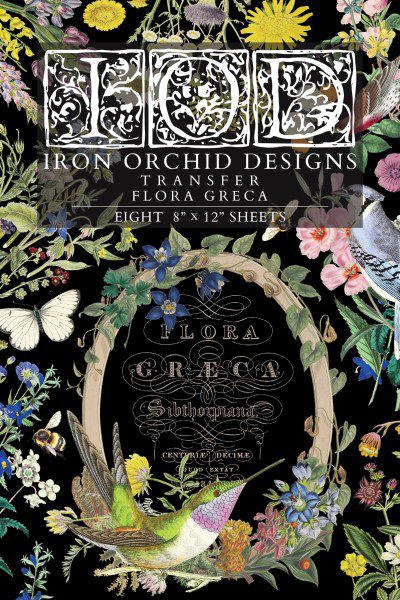 Flora Greca dekor transzfer