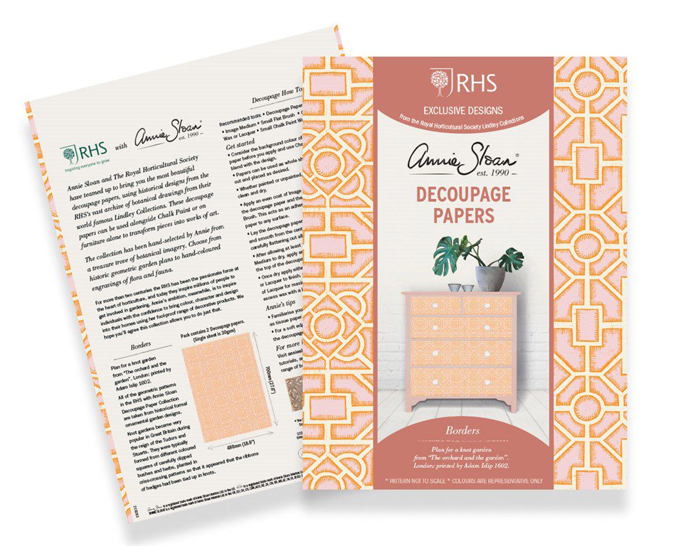 Borders Decoupage Papír Annie Sloan