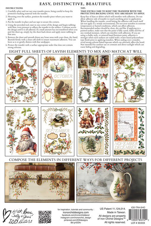 Santa s Hollow IOD Transzfer csom háta
