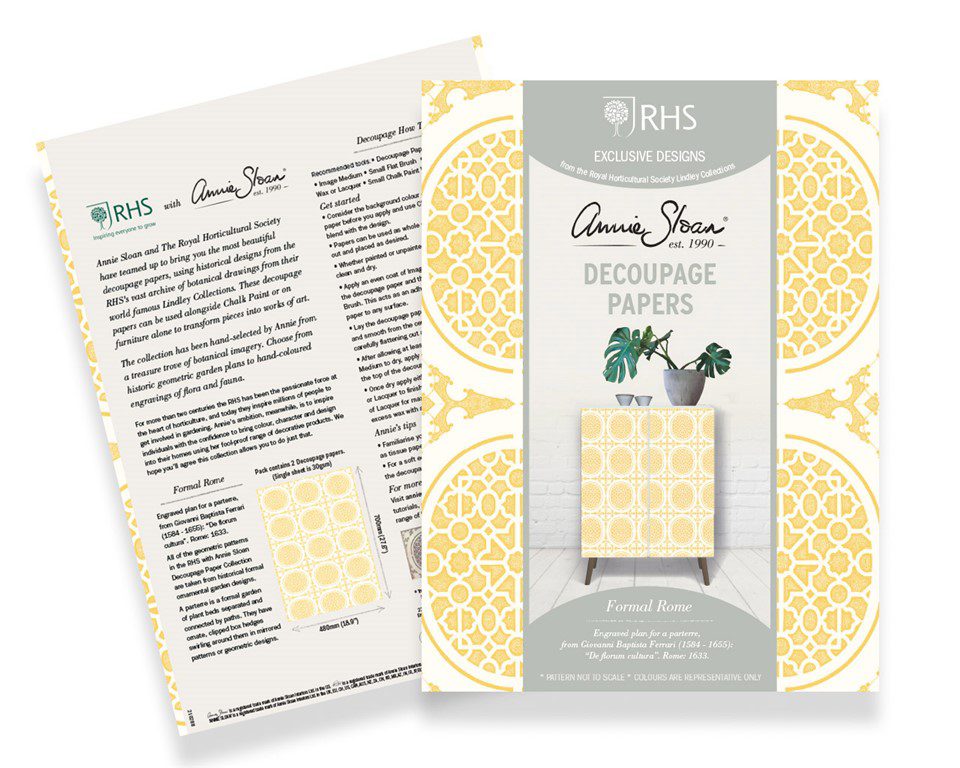 Formal Rome Decoupage Papír Annie Sloan