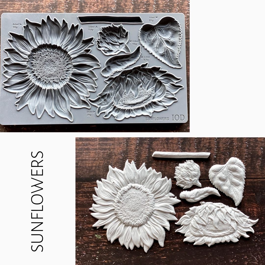 Sunflower bútordísz öntőforma
