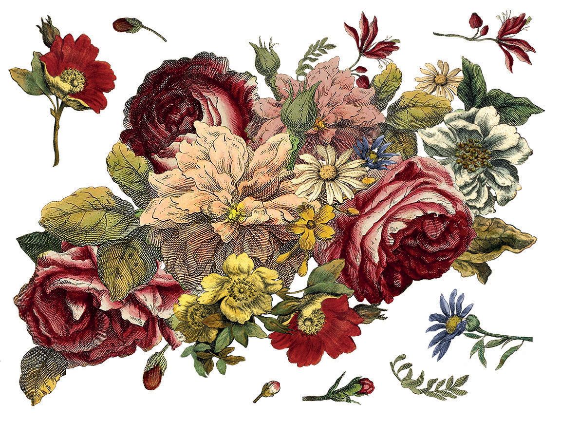 Floral Anthology dekor transzfer