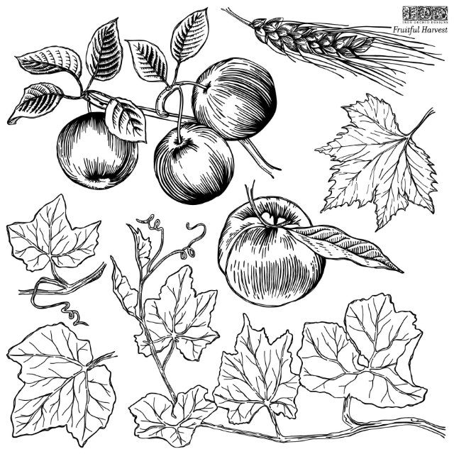 Fruitful Harvest dekor pecsét