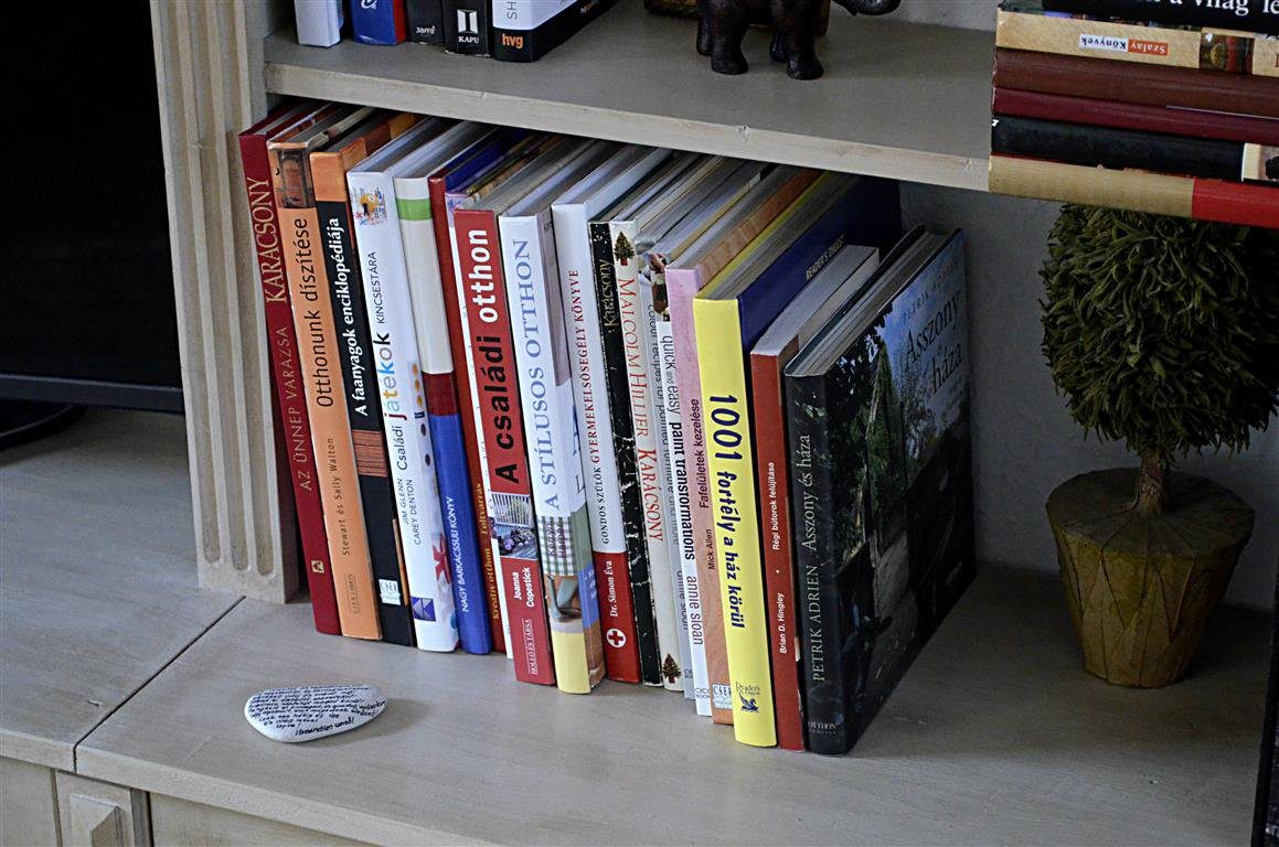 könyvespolc shelf-styling