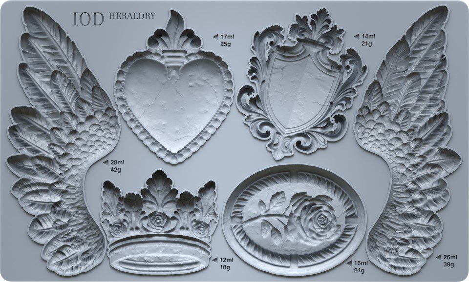 Heraldry bútordísz öntőforma