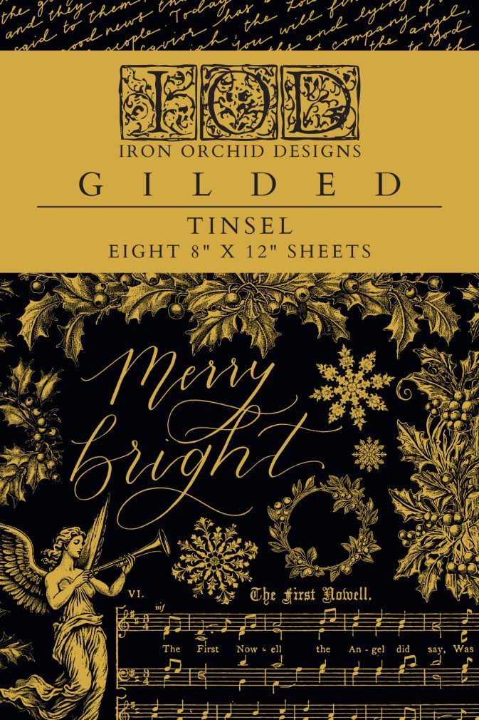 Tinsel Gilded Foil transzfer