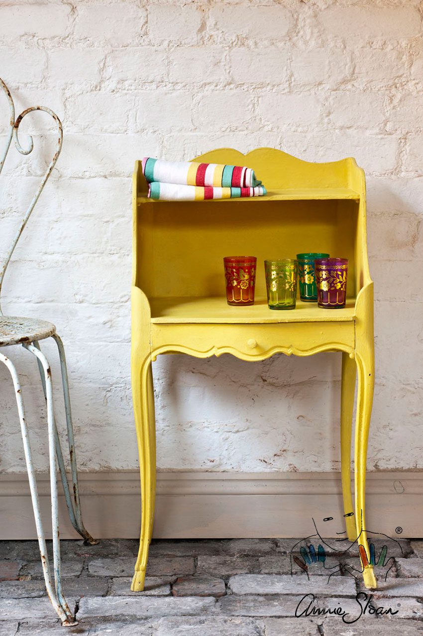 English Yellow Chalk Paint krétafesték Annie Sloan