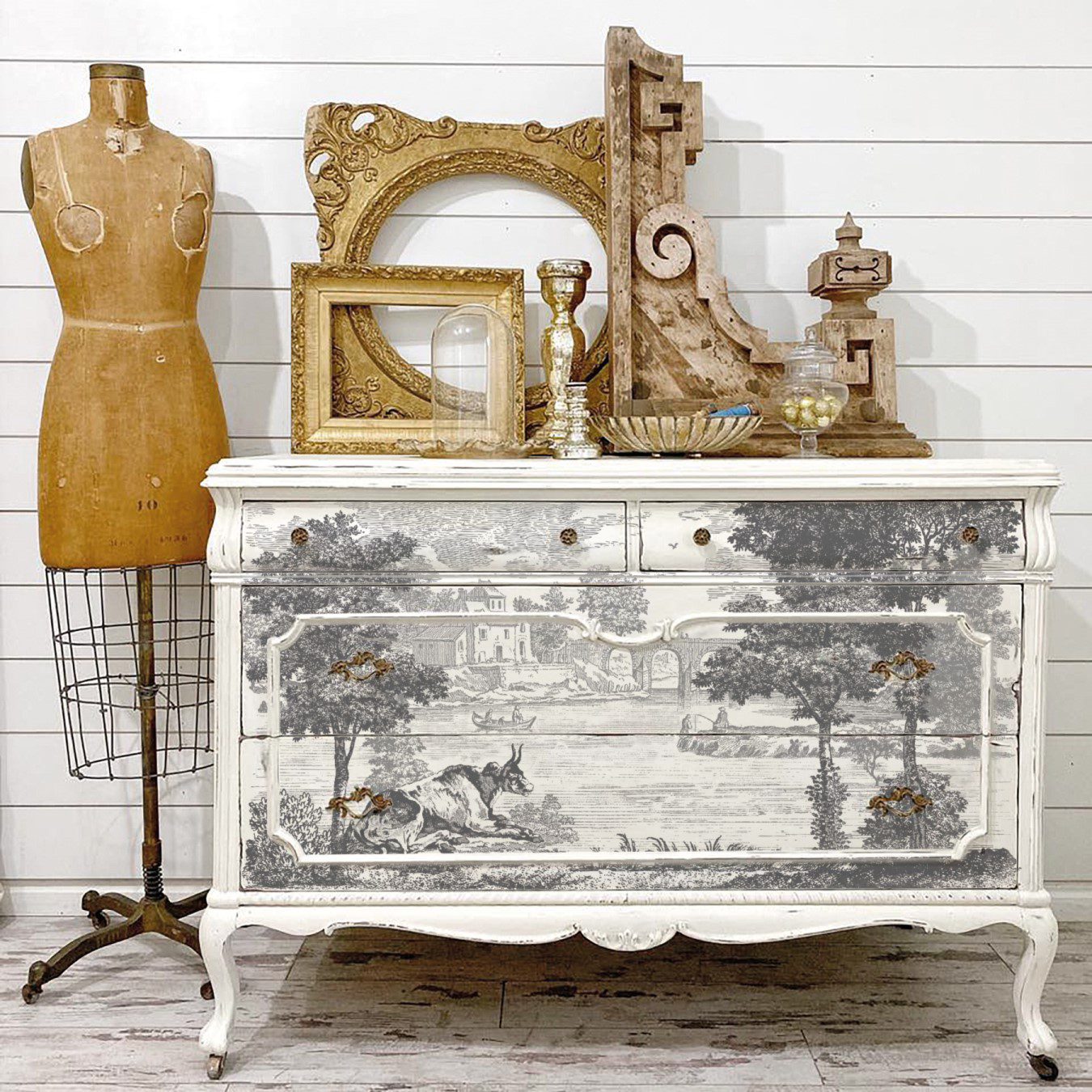 Summer Villa Paint Inlay