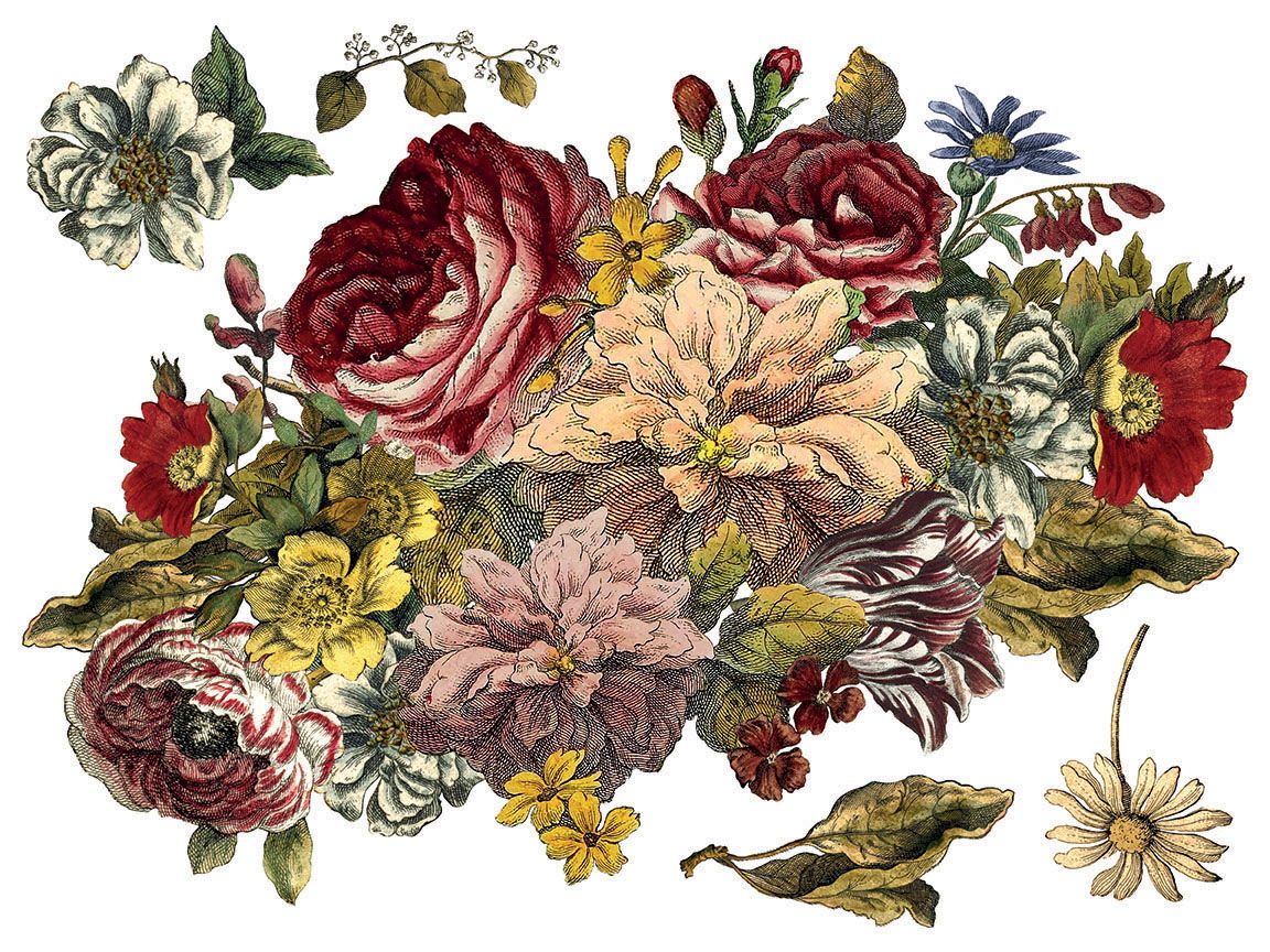 Floral Anthology dekor transzfer