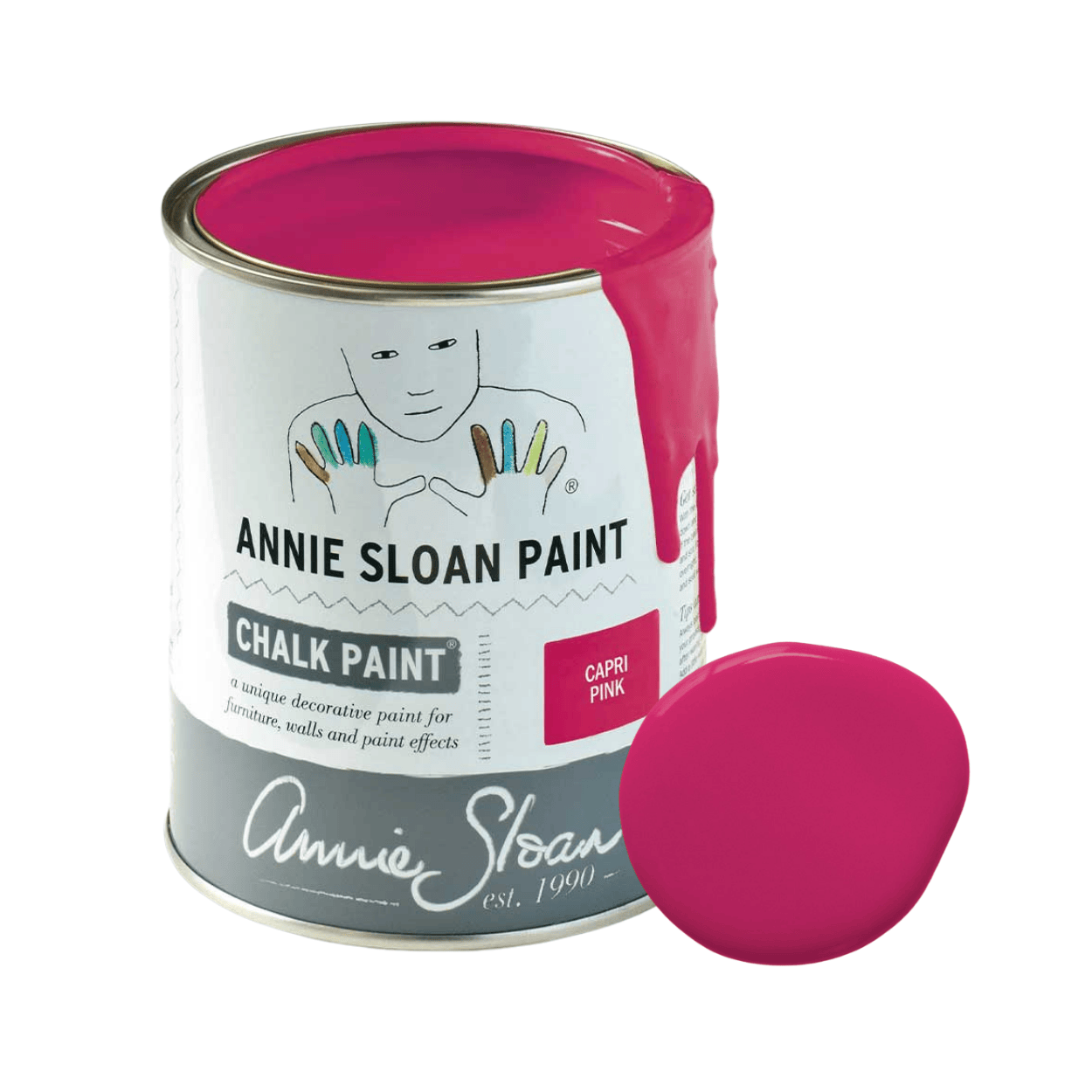 Capri Pink Chalk Paint krétafesték Annie Sloan