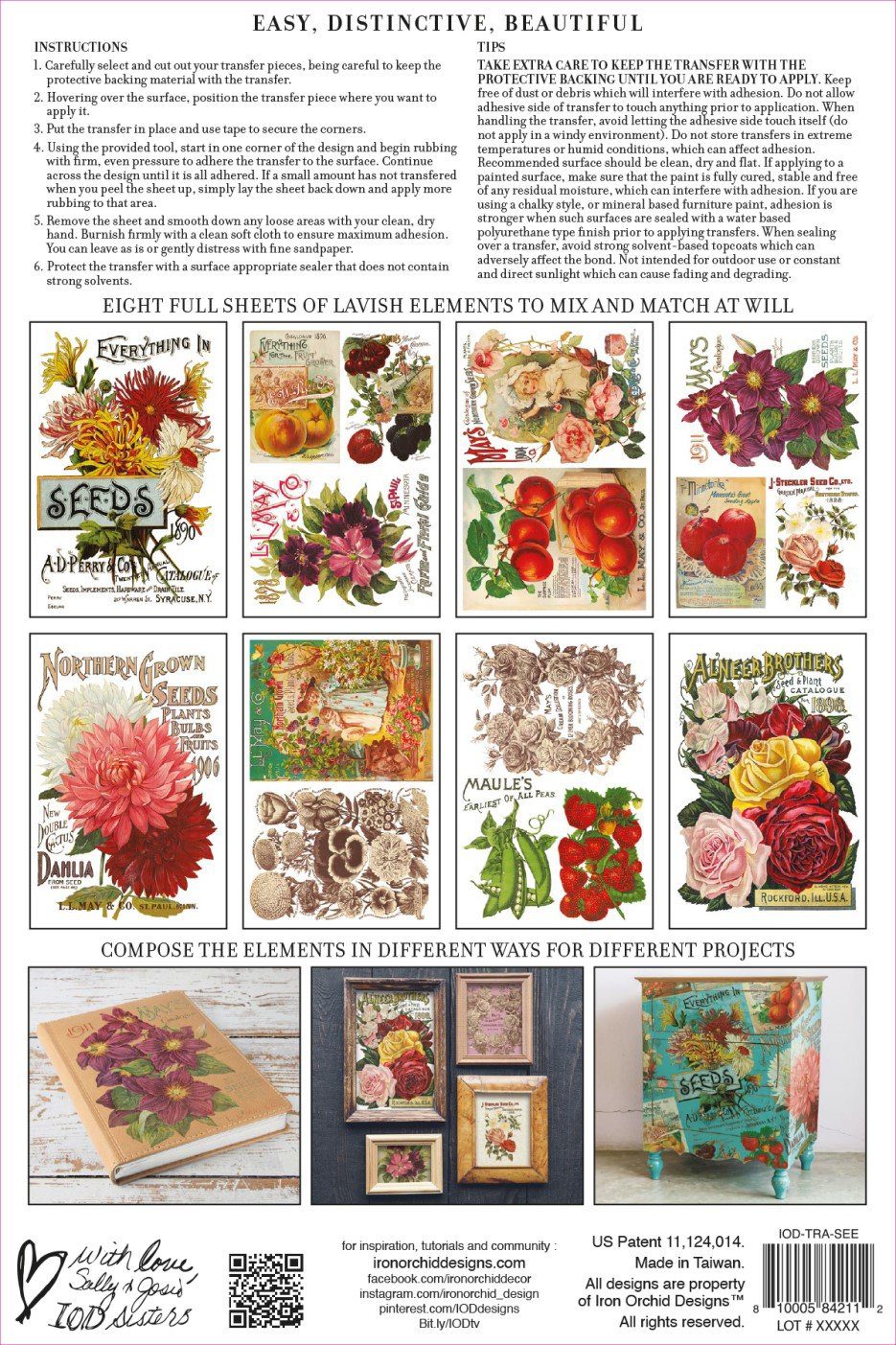 Iod transzfer seeds catalogue cover back